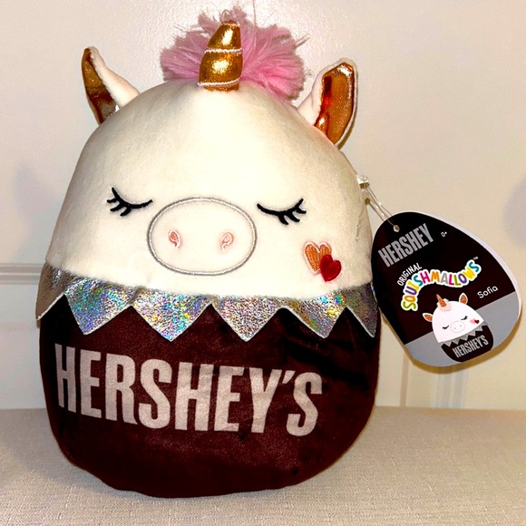 Squishmallows Other - Sofia Unicorn 10” Squishmallows Hershey Chocolate Collaboration New With Tag